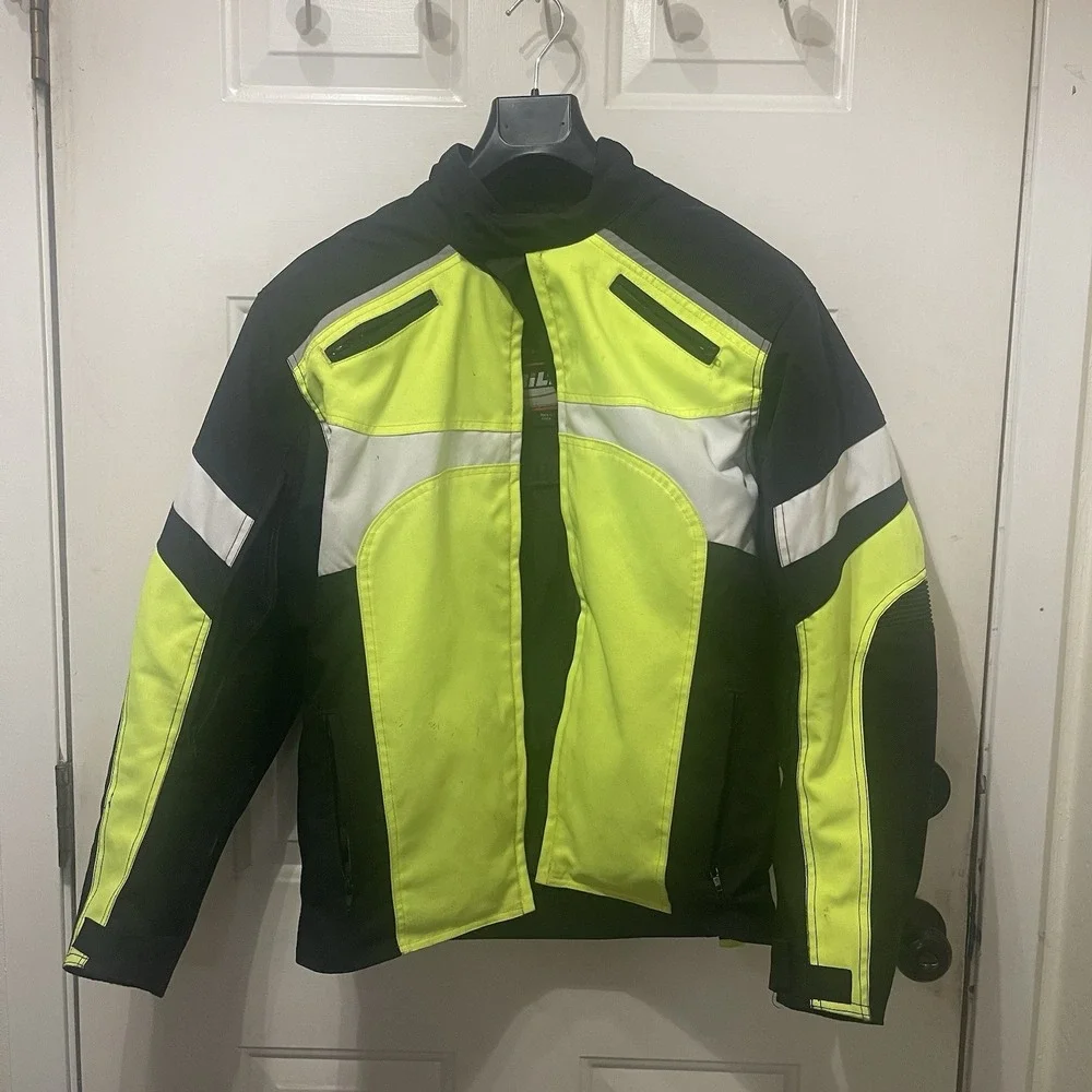 Bilt BLW42 Men's Motorcycle Jacket High Visibility Vented Mesh Removable Liner